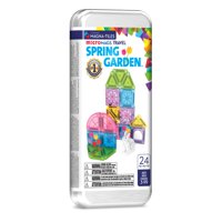 Juego De Jardín De Primavera, 24 Piezas, De Building Toy Magna-Tiles Micromags