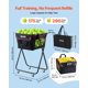 thumbnail image 2 of Cargador de Pelotas de Tenis VEVOR Plegable 175 Pelotas con Ruedas, 2 of 9