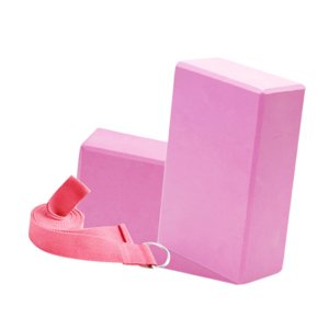 Magideal - Bloque De Yoga, Ladrillo De Yoga, Accesorio De Yoga, Ladrillo De Ejercicio, Para Meditación, Culturismo, Gimnasio En Casa, Estiramiento, Tonificación, Rosa