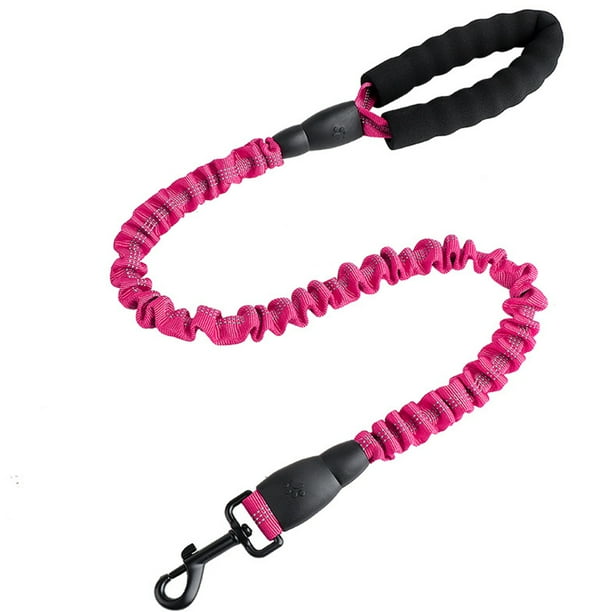 Correa extensible reflectante para perros, correa elástica de entrenamiento para perros