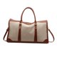 thumbnail image 3 of Bolsa De Gimnasio Deportiva, Bolsa De Viaje Portátil De Lona Para Ejercicio, Deportes Al Aire Libre, Marrón, Grande, 3 of 5