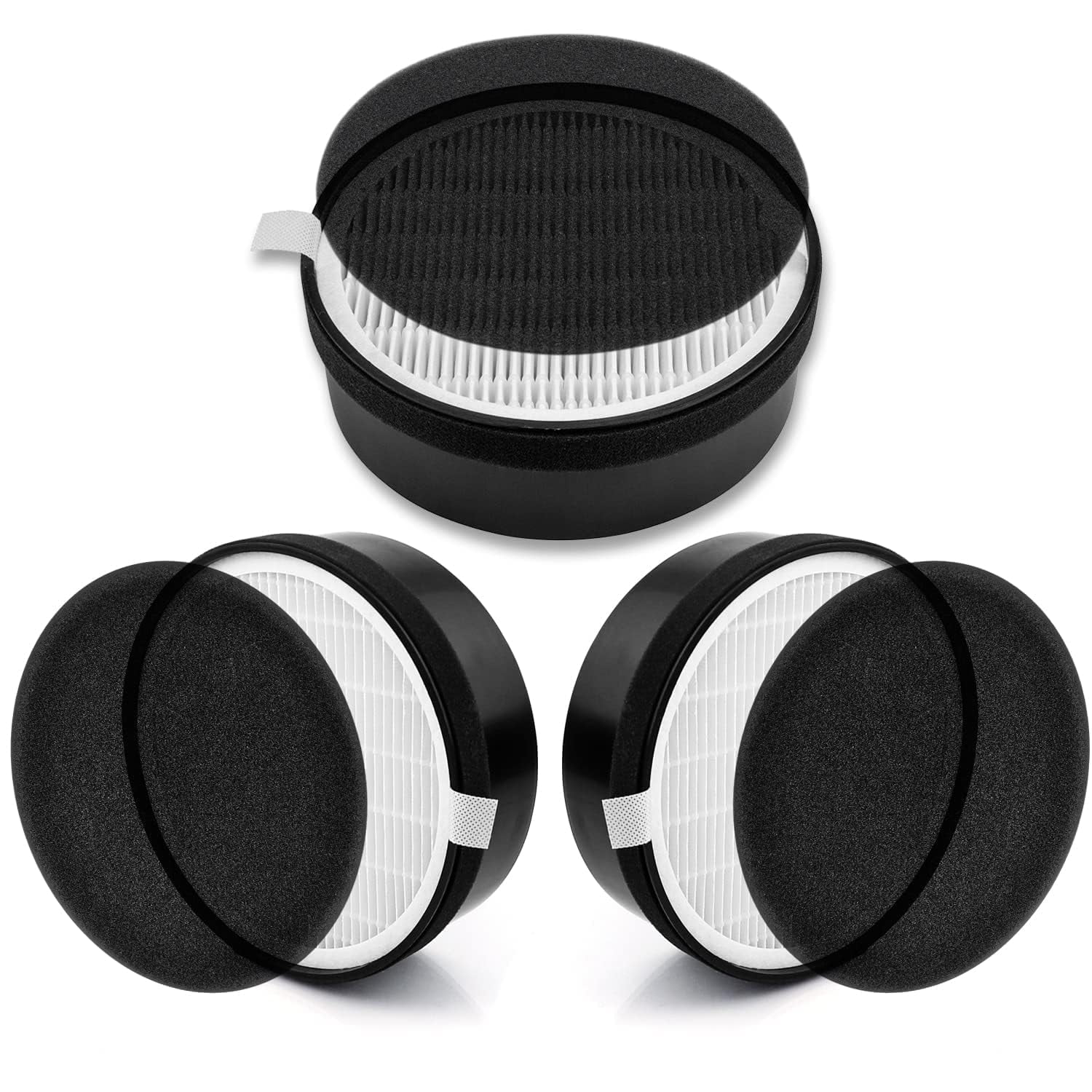 Filtro De Aire Funmit Lv-h132, Paquete De 3, Reemplazo H13 True Hepa