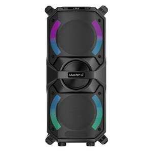Master-G - Parlante Bluetooth Karaoke Mini Luxor 4” X2 Micrófono