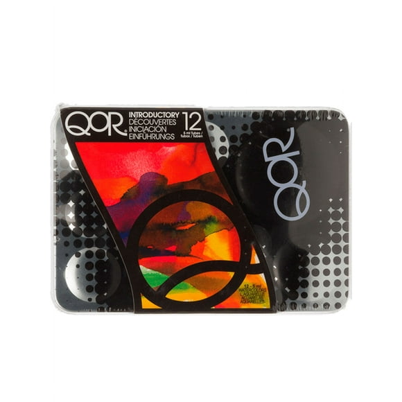 Acuarela en Tubos Qor Set 12 Colores Básicos