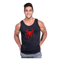 Persodesign - Polera Spiderman Superheroe Musculosa Tank Gym Pesas Talla L Negro Hombre