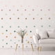thumbnail image 3 of Calcomanías de pared de lunares de 2 pulgadas para dormitorio de niñas con 150 calcomanías de pared de arcoíris bohemios neutrales, decoración perfecta para guardería bohemia y aula de arcoíris bohemi, 3 of 7