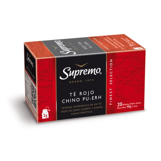 Té Rojo Chino Premium Caja 40 g Supremo