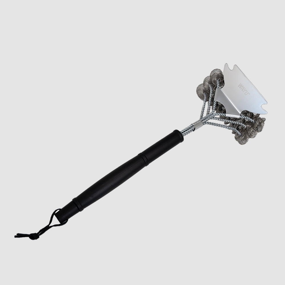 Cepillo Limpia Parrillas Con Raspador Wayu