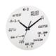thumbnail image 2 of Reloj De Pared Moderno Silencioso Acrílico Con Espejo Para Sala De Estar, Aula, Baño, Blanco 6,2, 2 of 3