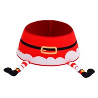 Bothyi - Falda De Árbol De Navidad, Falda De Felpa Para Fiestas En Exteriores E Interiores, Suministros Para Fiestas, Papá Noel