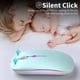 thumbnail image 2 of Mouse inalámbrico Bluetooth recargable KANMABPC, silencioso, verde, 2 of 7