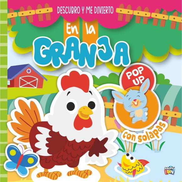 Libro descubro y me divierto - en la granja
