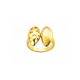 thumbnail image 1 of Anillo Ajustable Dual Orgánico con Baño de Oro 18K., 1 of 3