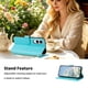 thumbnail image 3 of Funda Billetera Floral en Relieve samsung galaxy S25 edge con Tarjetero y Cremallera Verde, 3 of 6