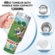 thumbnail image 5 of La Casa de Mickey Mouse+ Vaso aislado de acero inoxidable con asa, diseño temático, regalo para familia, amigos y fans; incluye pajita y encaja en el portavasos estándar, 40 oz, 5 of 6