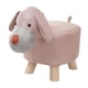 thumbnail image 5 of Reposapiés Otomano De Madera Para Animales Para Habitación De Invitados, Entrada, Porche, Perro Rosa, 5 of 5
