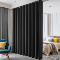 Cortinas Separadoras Hoeflife Blackout Negro