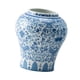 thumbnail image 4 of Jarrón De Cerámica China Para Flores, Maceta Clásica Para Decoración De Entrada De Sala De Estar, Azul Claro, 4 of 5