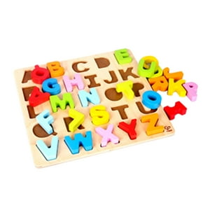 Hape Alphabet Blocks Learning Puzzle | Letras De Madera Abc Colorido Puzzle Educational Toy Hape Hape