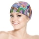 thumbnail image 5 of Aphmau Gorro de Natación de Licra, Gorro de Baño de Tela Cómoda, Gorro Elástico Antideslizante para Hombres, Mujeres y Niños, 5 of 6