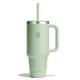 thumbnail image 1 of Vaso de viaje Hydro Flask de 1,2 L con asa, tapa y color verde pajizo, 1 of 9