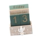 thumbnail image 5 of Calendario De Bloques De Madera Escritorio Oficina Sala De Estar Regalo De Cumpleaños Calendario Perpetuo Cactus, 5 of 5