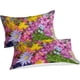 thumbnail image 2 of Juego de funda nórdica con estampado 3D de flores y plantas, fundas de cama con cremallera, juego de 3 piezas, suave y fácil de cuidar para jóvenes, niños y adultos., 2 of 3