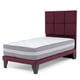 thumbnail image 2 of Cama Europea Valencia P + Respaldo Atenas 1 PL Felpa Burdeo, 2 of 6
