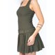 thumbnail image 3 of Jess de Meiko Vestido Mini con Cuello Cuadrado y Cinturón Verde L para Mujer, 3 of 6