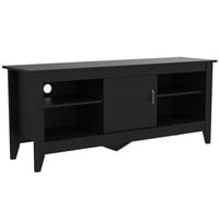 Fmfurniture - Rack Tv 65"" 1 Puerta Fm-005N Negro