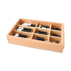 Magideal - Juguete De Aprendizaje Matemático Para Niños Pequeños , Cuentas Cuentas Blancas Y Negras