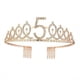 thumbnail image 1 of 1pc, 3th To18th Birthday Crown, Crystal Crown Birthday Anniversary Decoration, Happy Birthday Party Supplies, Birthday Decoration, Party Decor, Party Supplies, 1 of 3