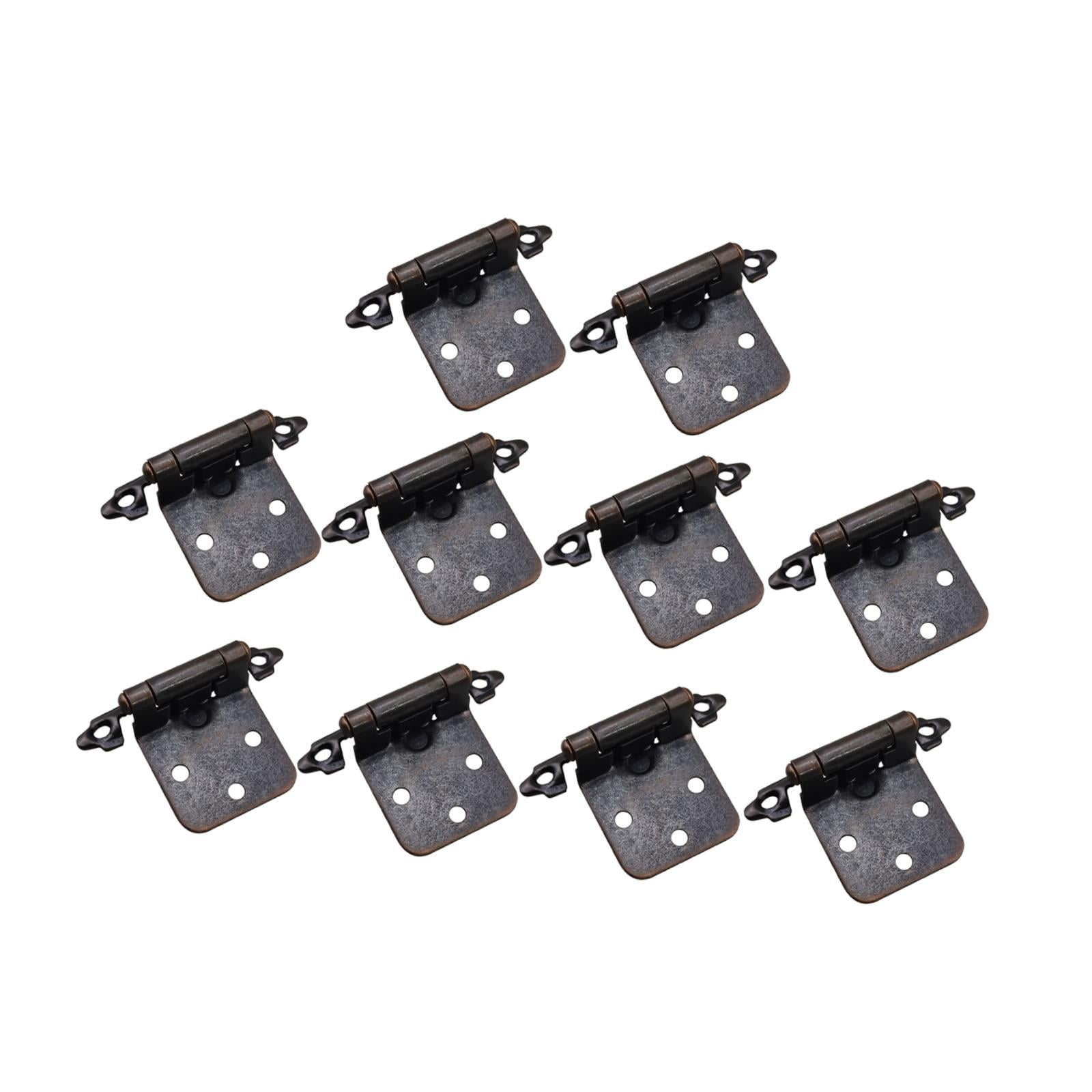 Bothyi - 10 Bisagras De Cierre Automático Para Gabinetes De Cocina, Color Rojo Antiguo