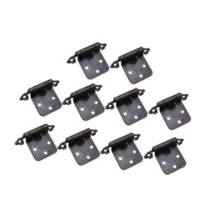 Bothyi - 10 Bisagras De Cierre Automático Para Gabinetes De Cocina, Color Rojo Antiguo