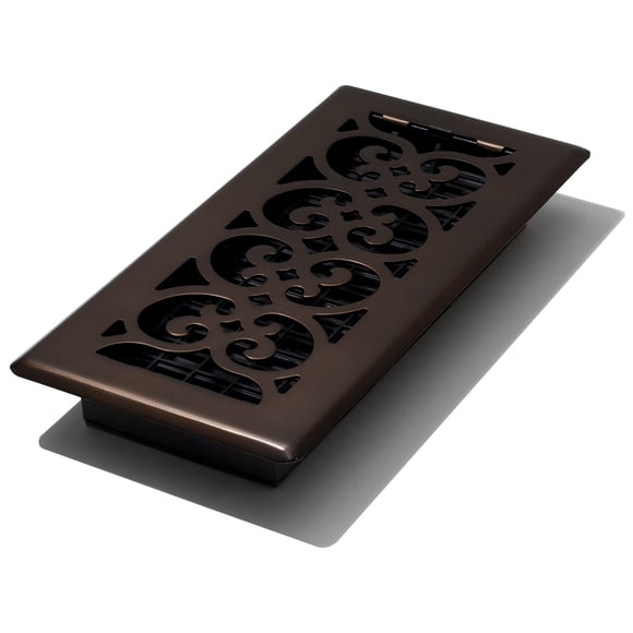 Rejillas decorativas Floor Register SPH410-RB, 10 x 25 cm, bronce frotado