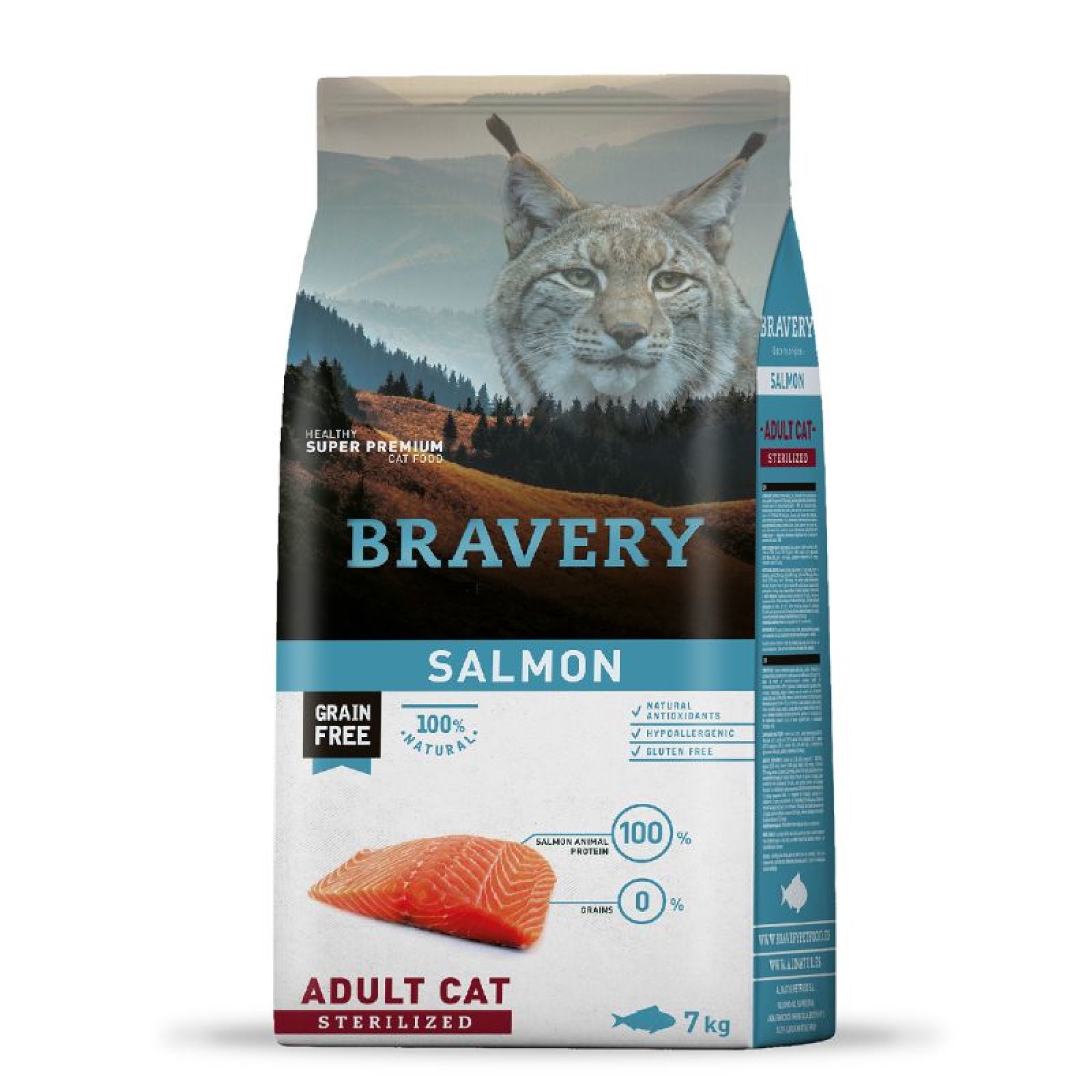 Alimento Super Premium Para Gatos Esterilizados Sabor Salmón 7 kg