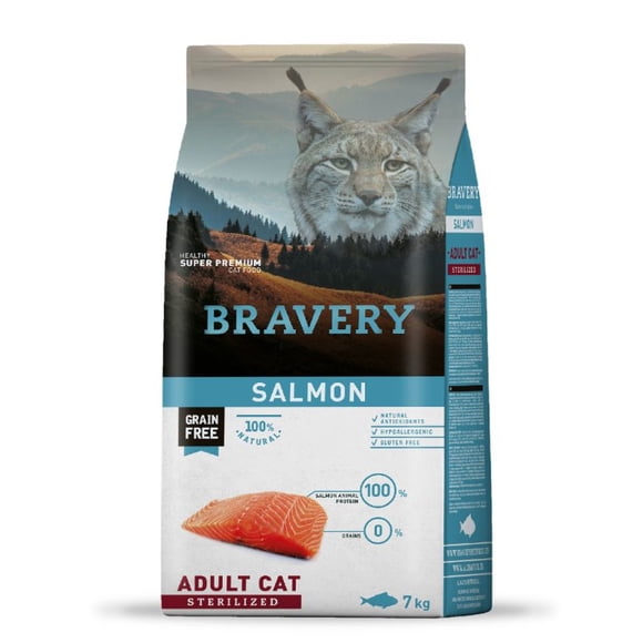 Alimento Super Premium Para Gatos Esterilizados Sabor Salmón 7 kg