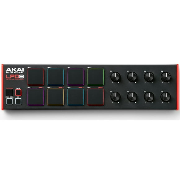Controlador MIDI-USB de pads AKAI LPD8