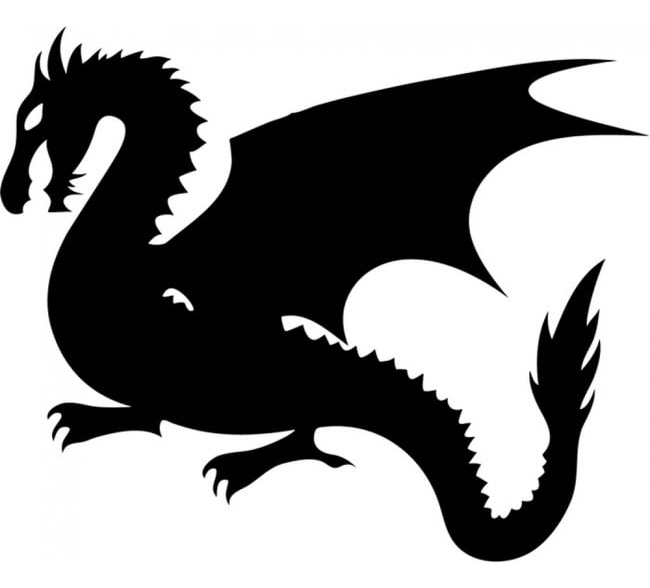 Rienda Libre Graphics - Decomural Dragon Fantasy Monster Ws-18246