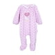thumbnail image 1 of Osito Plush Recién Nacido Corazones - Malva, 1 of 3