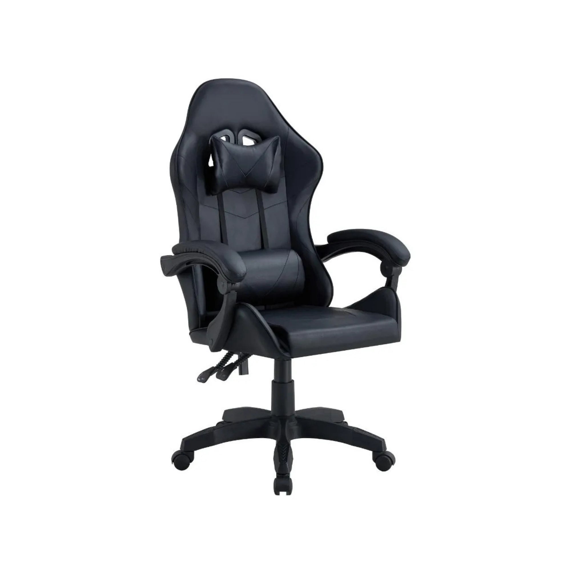 Arthome - Silla Gamer Tokio Ergonómica Negro Reclinable Y Con Cojines
