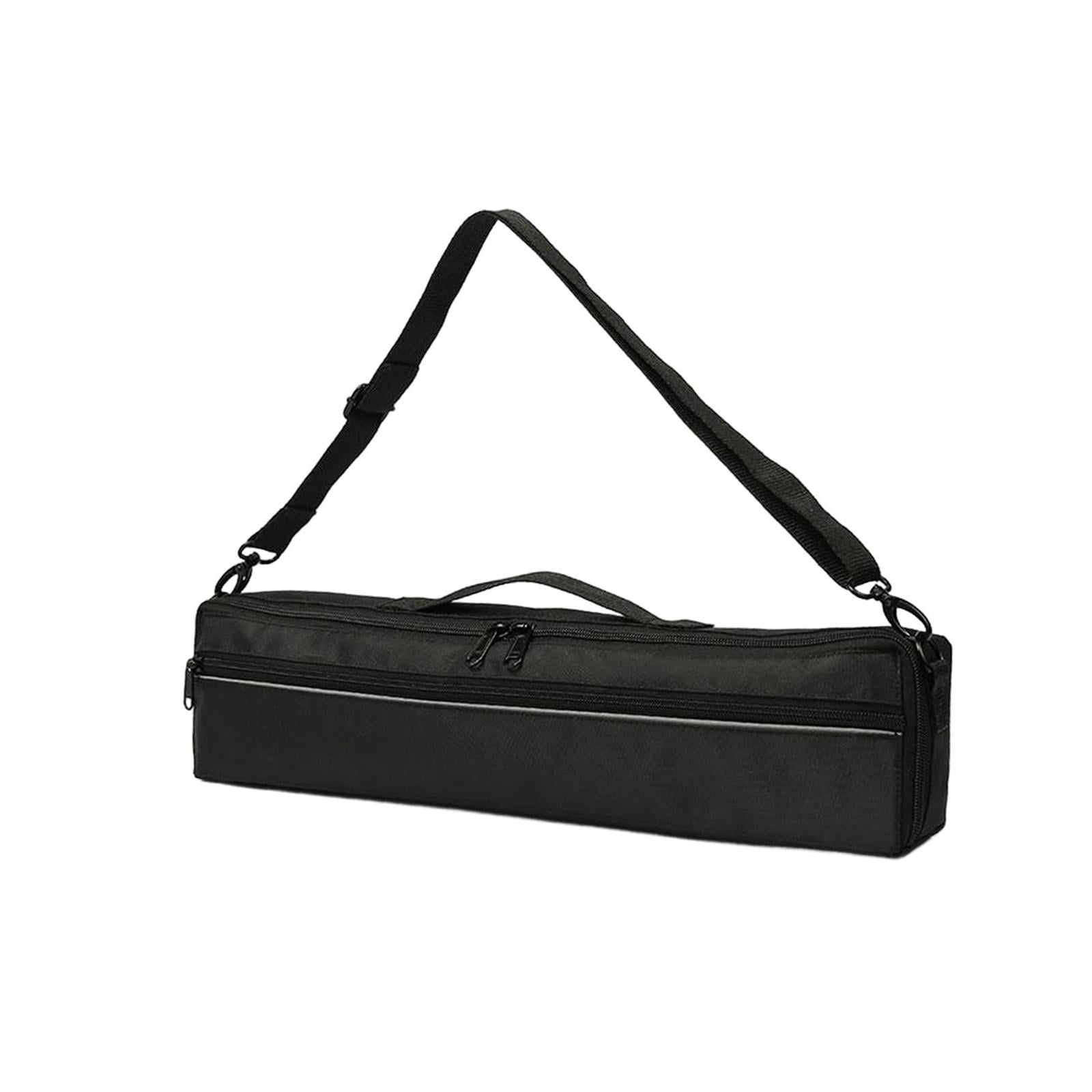 Magideal - Bolsa De Almacenamiento De Flauta De 16 Agujeros De Mano 42x12x6cm Bolsa De Instrumentos De Música De Tela Oxford Multiusos Correa De Hombro Ajustable