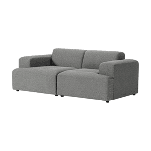 Franjawood - Sofa Gaspar 2 Cuerpo Gris Claro