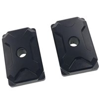 Ioensy - Ajustador De Cadena De Motocicleta De Aleación De Aluminio Para Yamaha Pg-1, Reemplazo Directo, Color Negro.