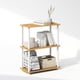 thumbnail image 4 of Librería Bookshelf Furinno Turn-Tube de 3 niveles, madera de haya, 4 of 6