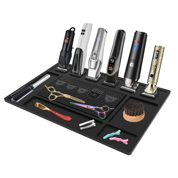 Organizador magnético de alfombrillas de barbero para Clippers Botyboty con 6 imanes