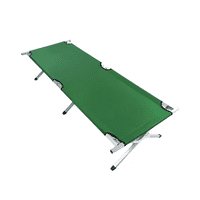 Genérico - Catre Cama Campaña Camping Plegable Portátil Outdoor Militar Verde