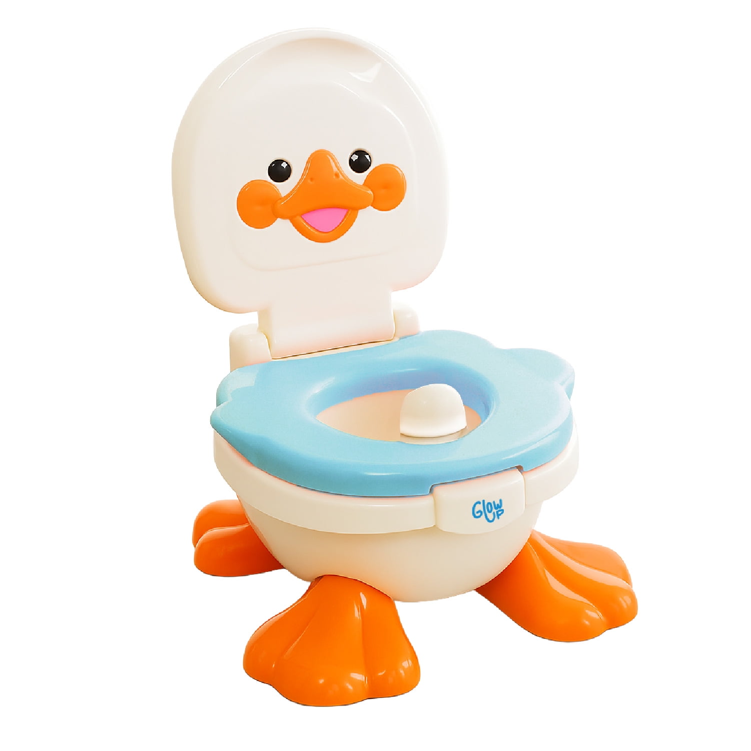 Glowup - Pelela Patito Baby Potty 3 En 1 Celeste 18 A 36 Meses