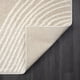 thumbnail image 5 of Alfombra de área Abani Nuevo 61x91 cm beige y blanco con diseño espiral, 5 of 9