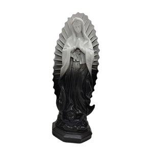 Magideal - Estatua De La Virgen María Católica, Estatuilla De Nuestra Señora, Regalo De Boda Religioso , Negro